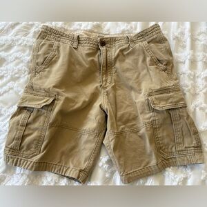 Hollister Beige Cargo Shorts 34 inch waist